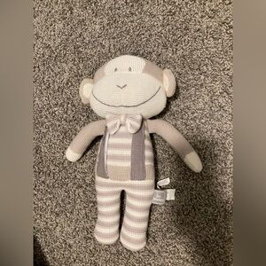 Living Textiles Joe Monkey Rattle Toy